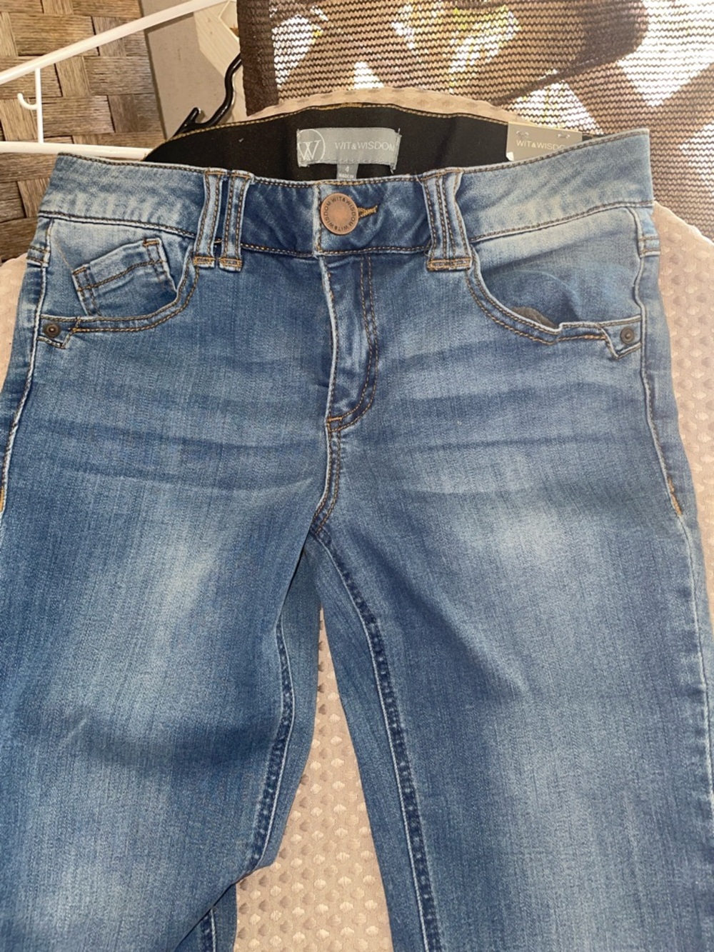 Wit & Wisdom Light Blue Skinny Stretch Jeans